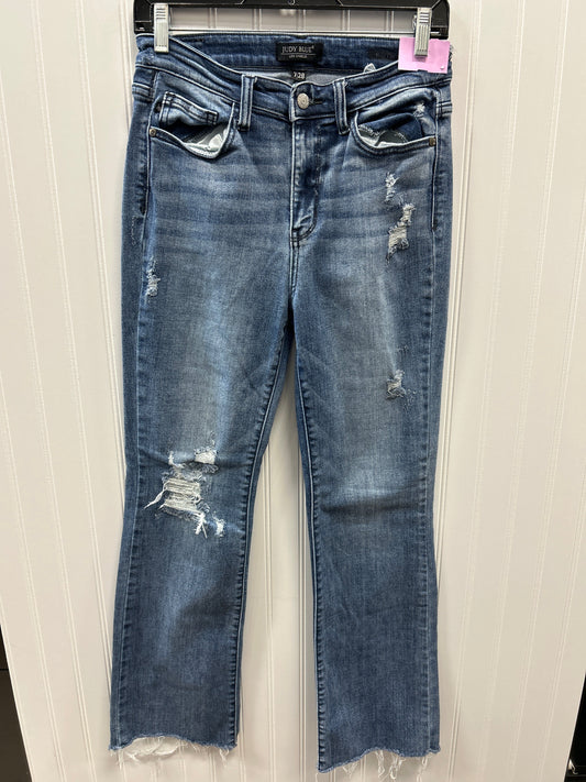 Jeans Boot Cut By Judy Blue In Blue Denim, Size:6