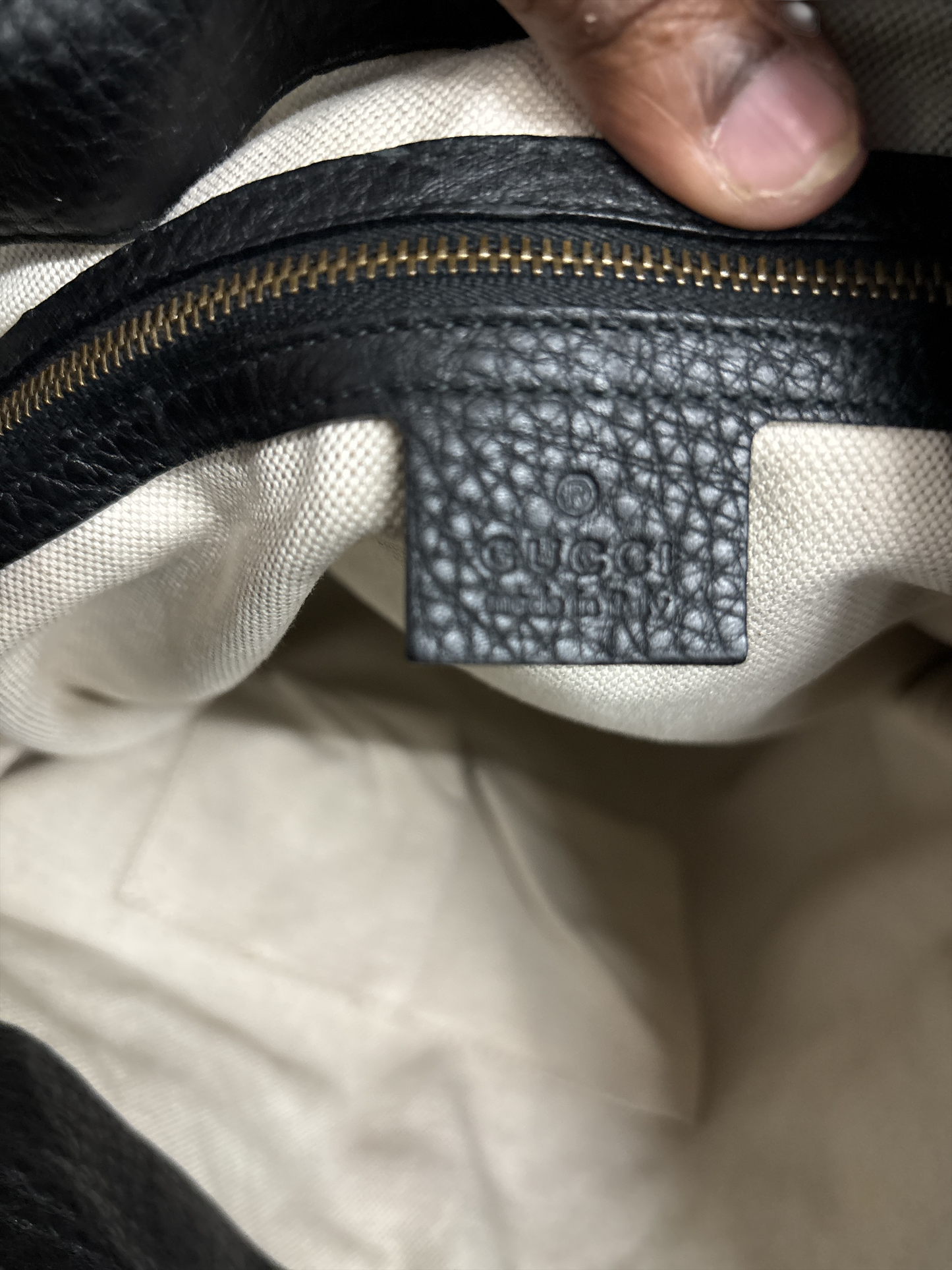 Handbag Luxury Designer By Gucci, Size: Large