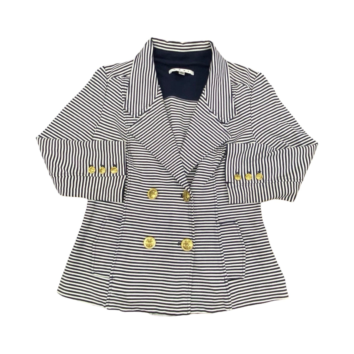 Blazer By Cabi In Striped Pattern, Size:S