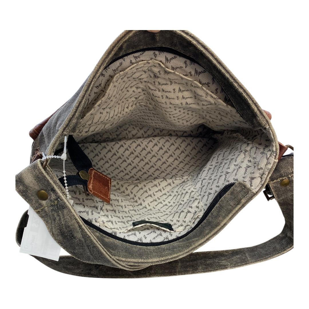 Handbag By Myra In Grey, Size:Large