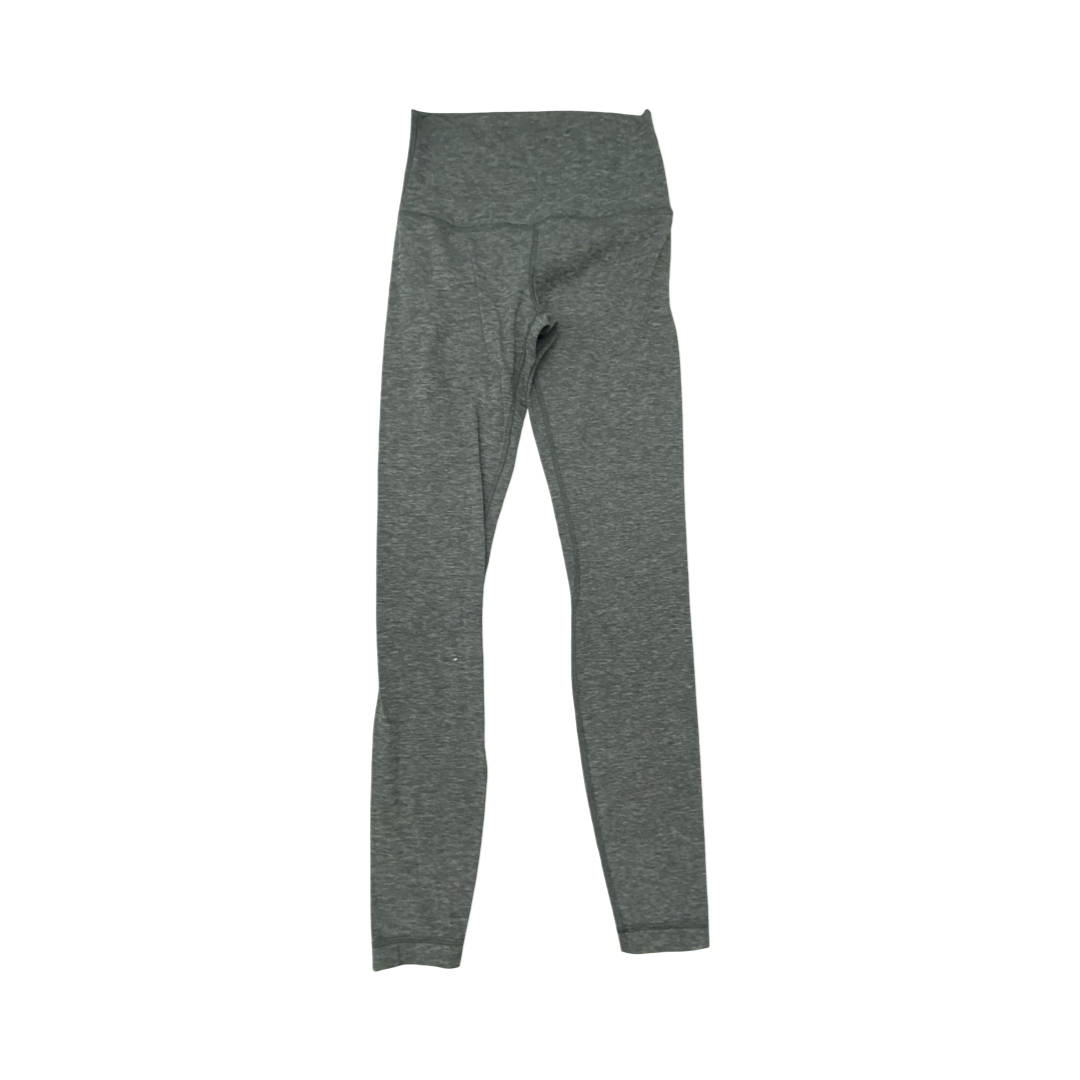 Athletic Leggings By Lululemon In Grey, Size:4