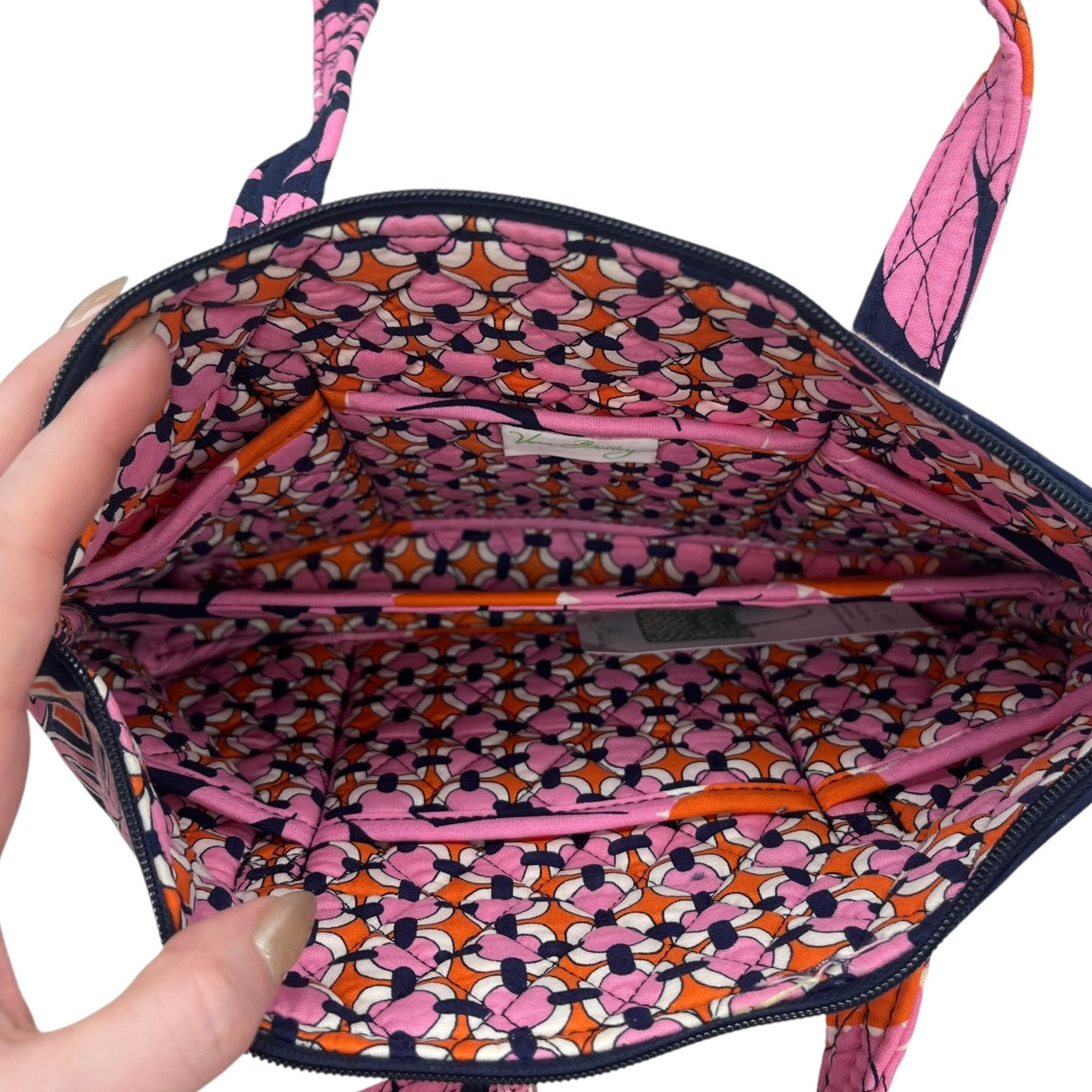 Handbag By Vera Bradley In Pink, Size:Medium