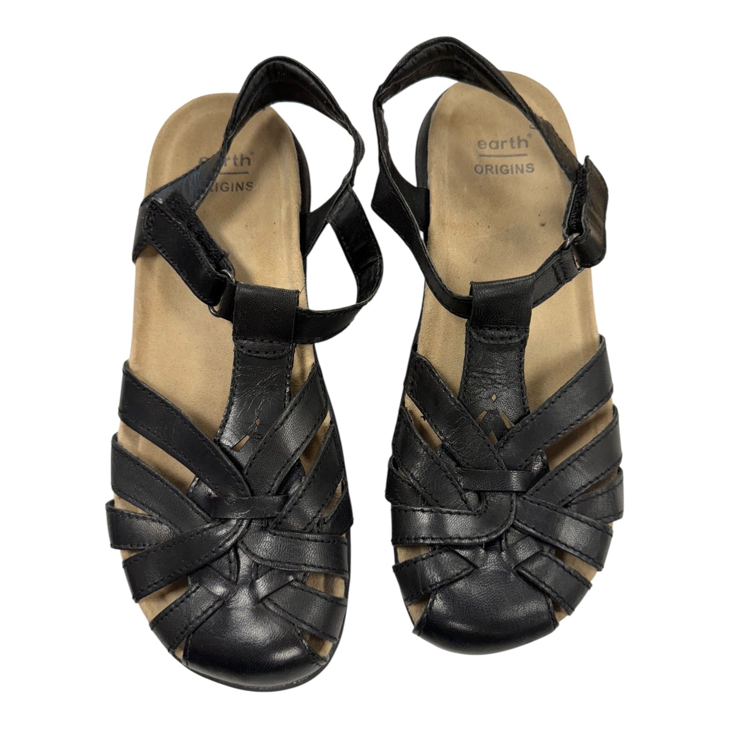 Sandals Flats By Earth Origins In Black, Size:6.5