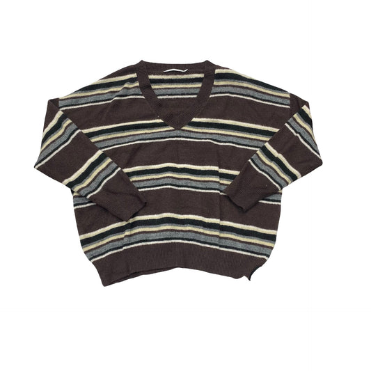 Sweater By Altard State In Striped Pattern, Size:L