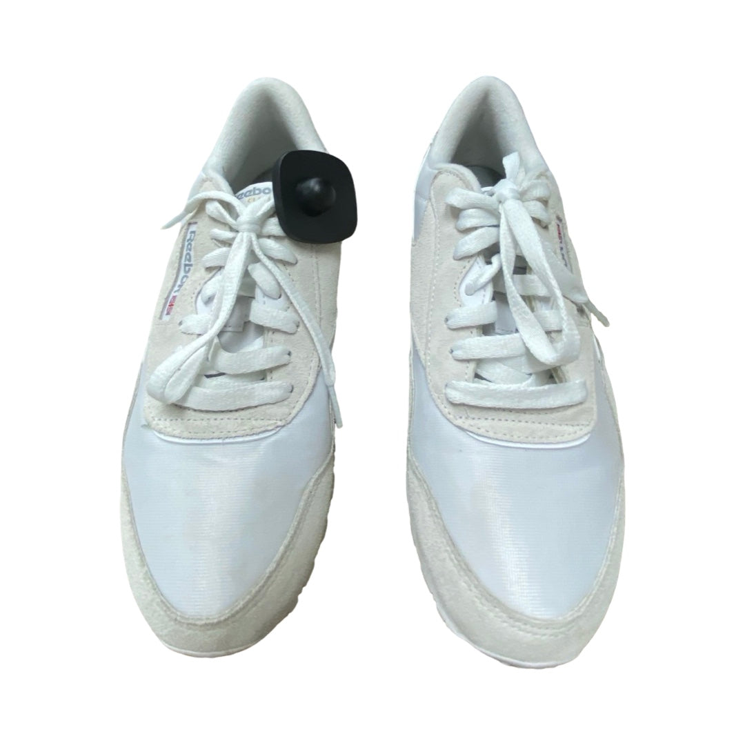Shoes Athletic By Reebok In White, Size:9.5