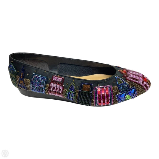 Shoes Flats By Frankie and Baby In Multi-colored, Size: 7.5