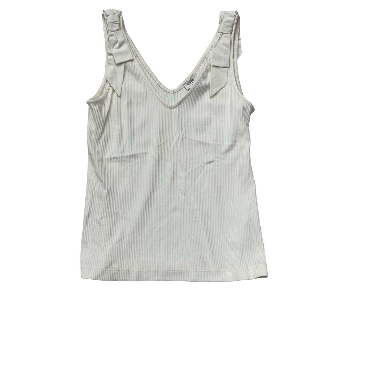 Top Sleeveless By J. Crew In Cream, Size:S