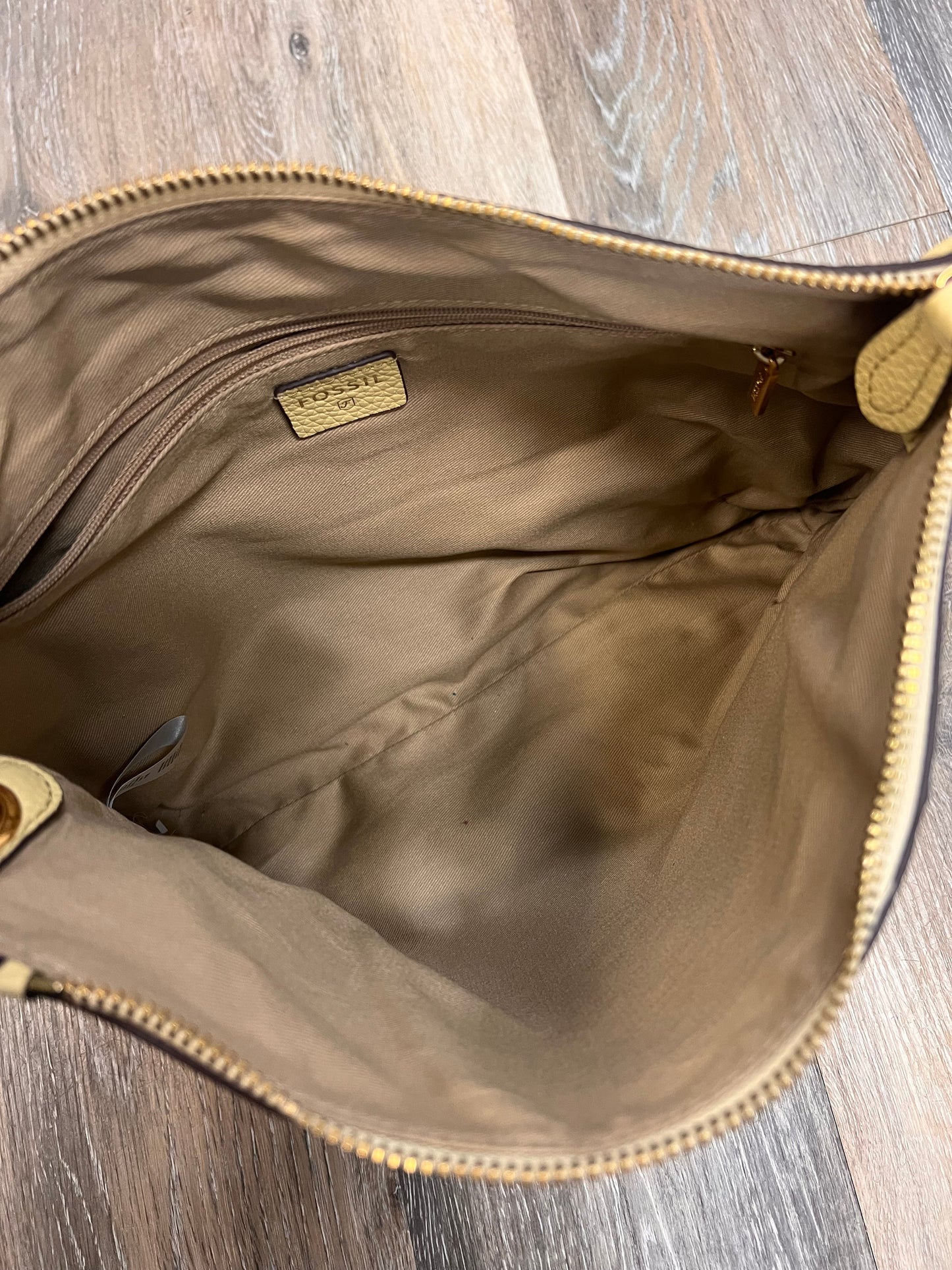 HANDBAG by FOSSIL In YELLOW, Size: MEDIUM