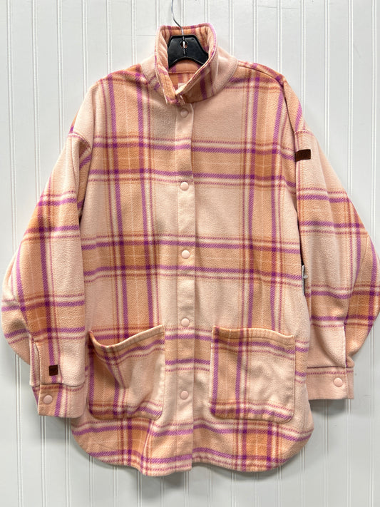 Jacket Fleece By Roxy In Pink, Size:M