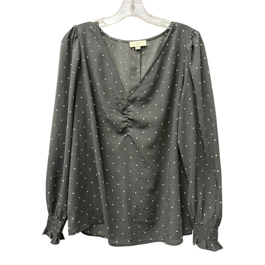Top Ls By Loft In Grey, Size:L