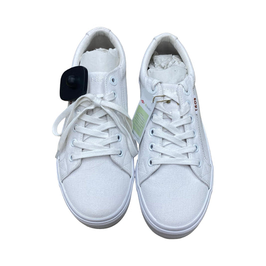 Shoes Sneakers By Taos In White, Size:8.5