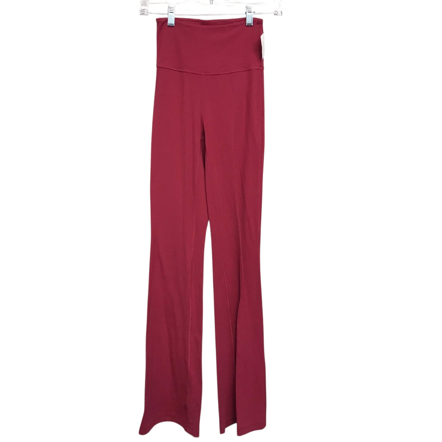 Athletic Pants By Lululemon In Red, Size:Xs