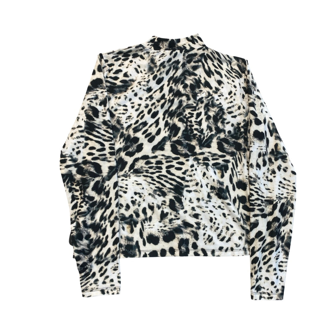 Top Ls By Elie Tahari In Animal Print, Size:M