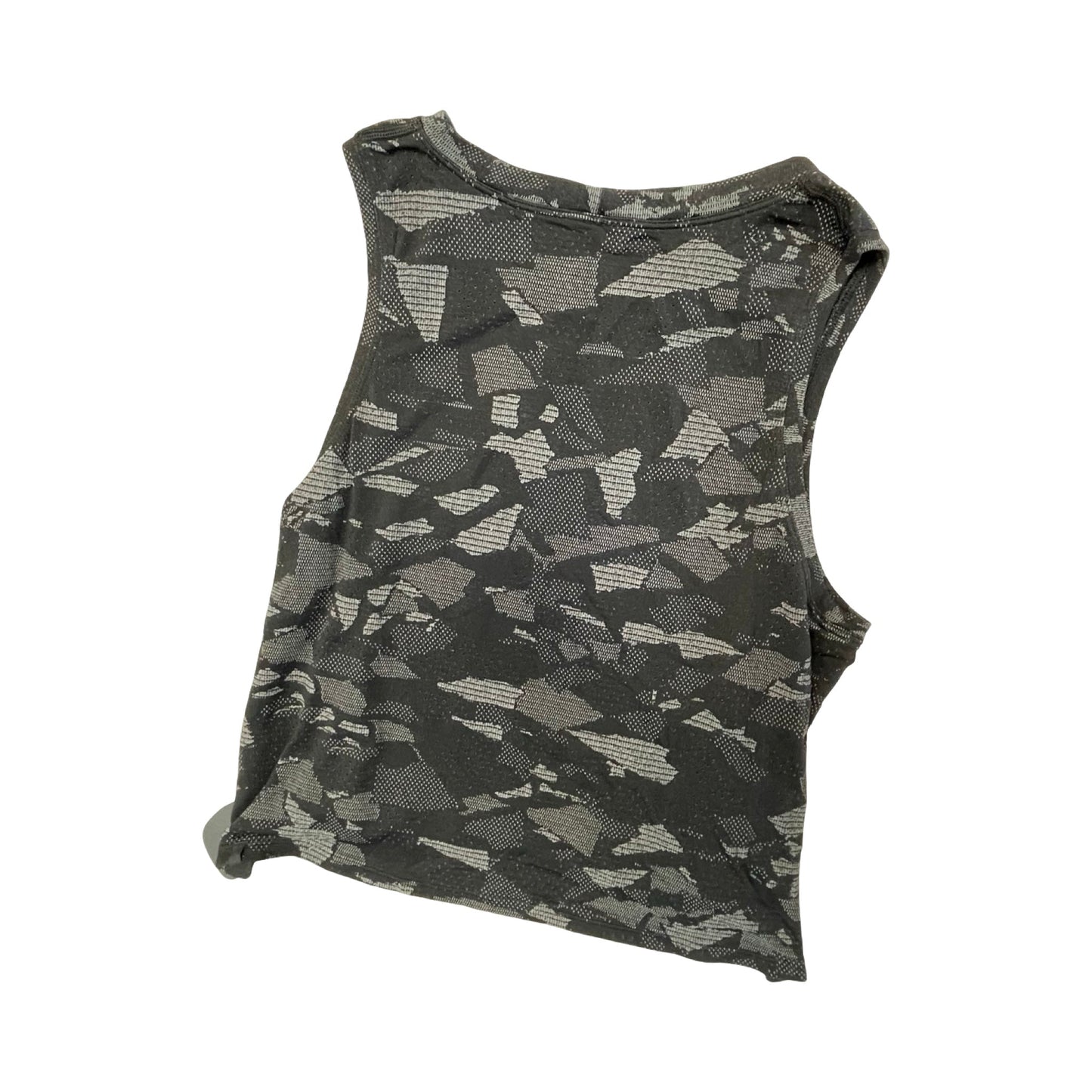Athletic Tank Top By Lululemon In Black & Grey, Size:S