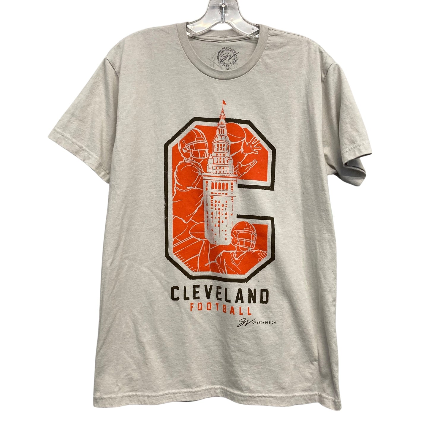 Top Ss By GV Art In Grey, Size:M