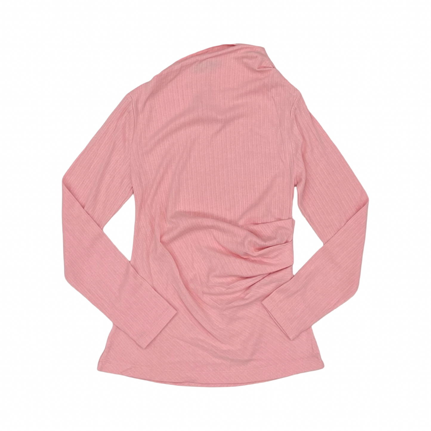 Blouse Ls By Loft In Pink, Size:L