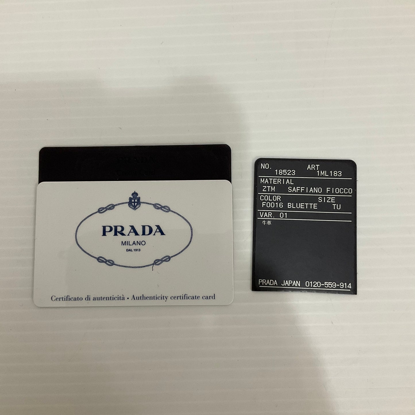 Wallet Luxury Designer By Prada In Navy, Size:Medium