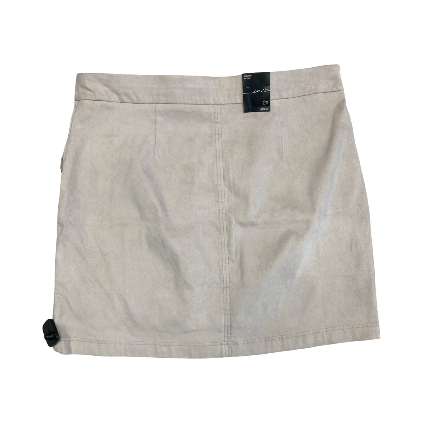 Skirt Mini & Short By Inc In Tan, Size:2X