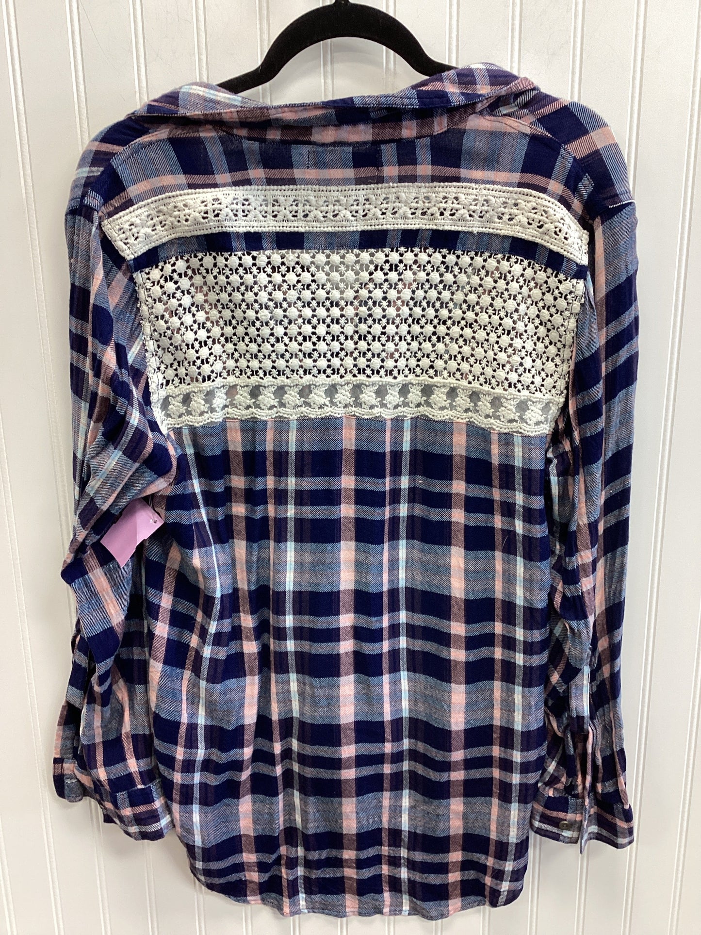 Top Ls By Keren Hart In Navy, Size:L