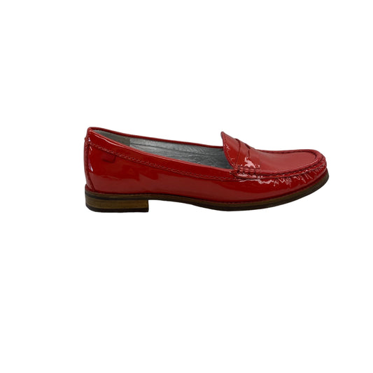 RED SHOES FLATS by CLOTHES MENTOR Size:6.5