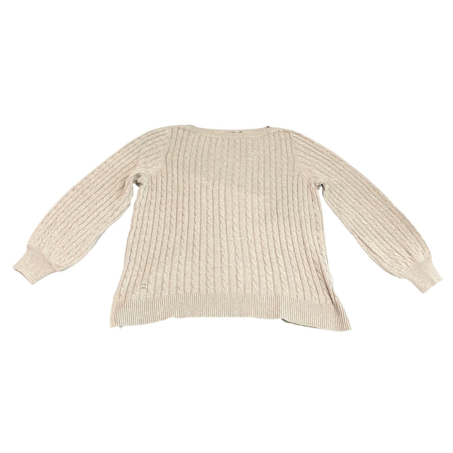 Sweater By Lauren By Ralph Lauren In Brown, Size: 2x