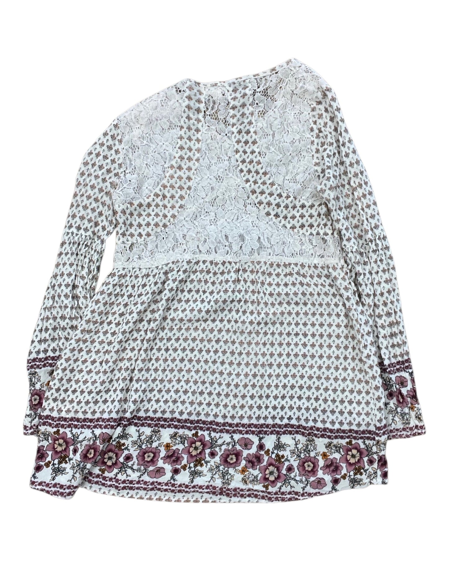 Blouse Ls By Taylor & Sage In Cream, Size:S