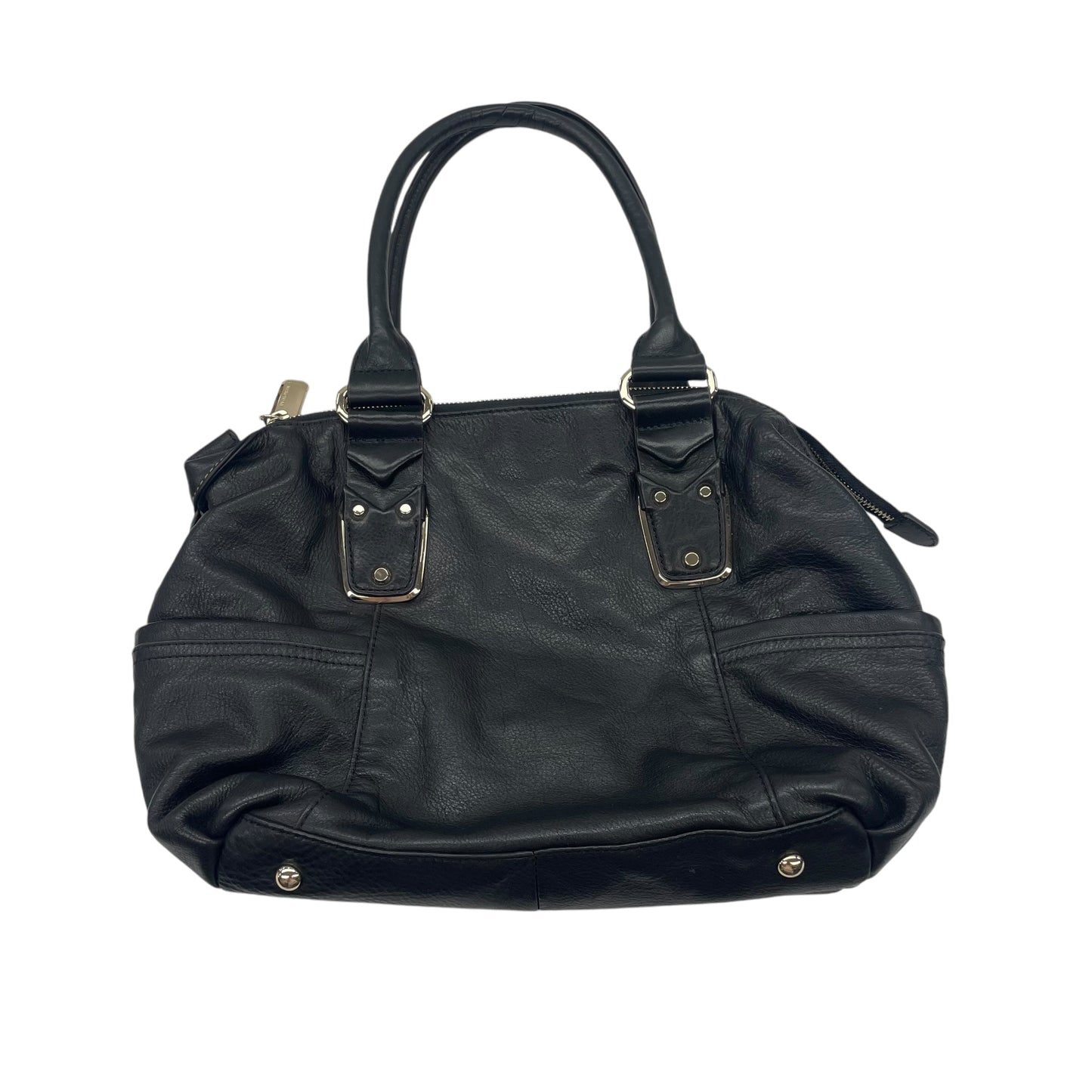 BLACK HANDBAG LEATHER by MAKOWSKY Size:MEDIUM