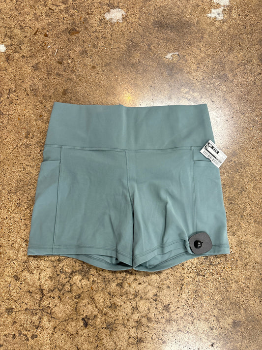Athletic Shorts By Athleta In Green, Size:L