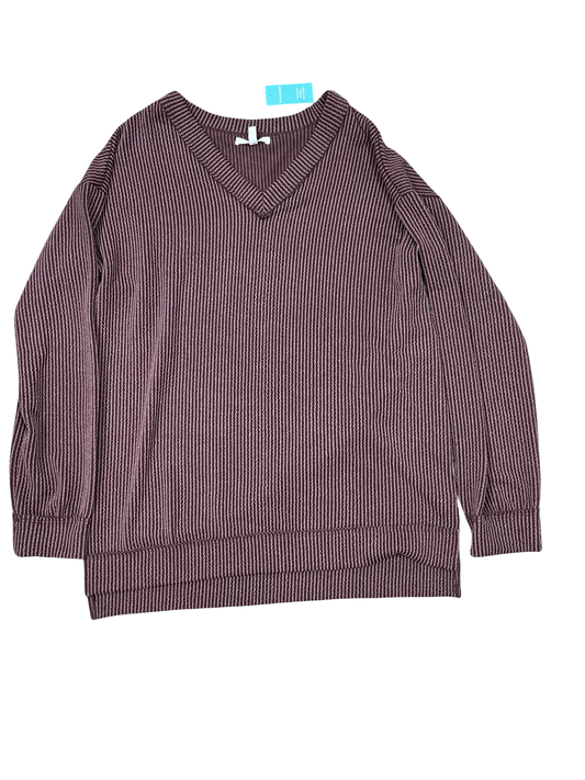 Top Ls By Maurices In Brown, Size:Xs
