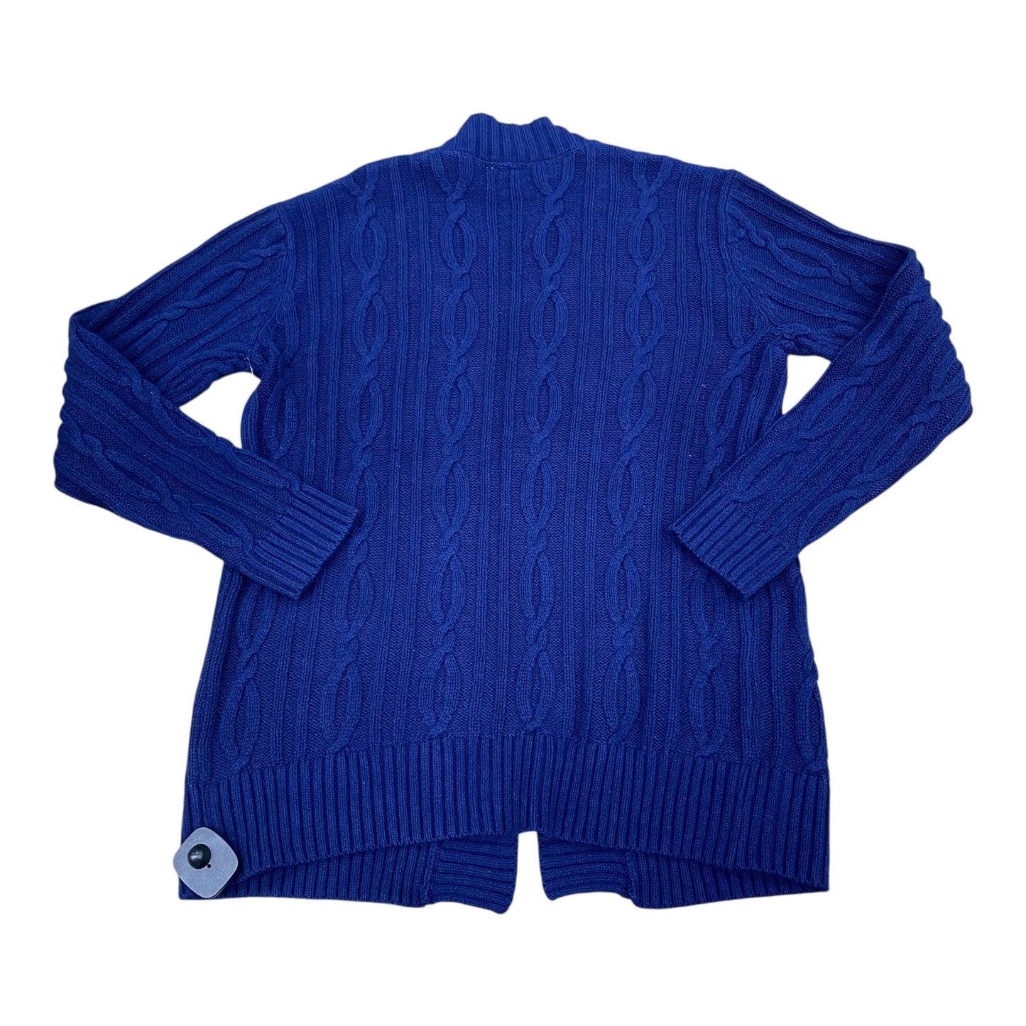Sweater Cardigan By St Johns Bay In Blue, Size:M