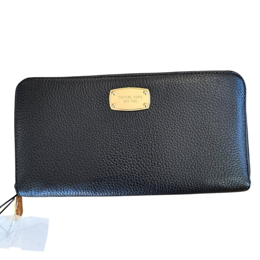 Wallet Designer By Michael Kors In Black, Size:Xtra Large