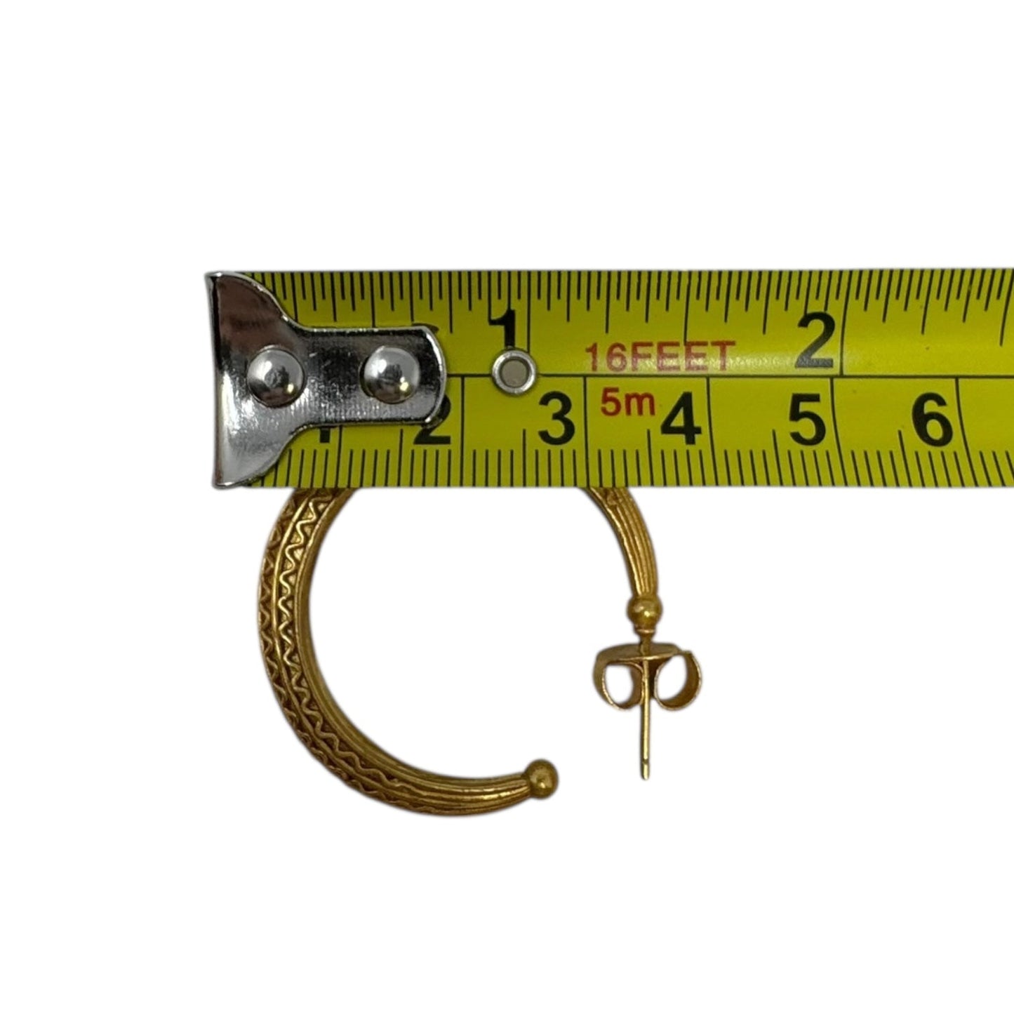 Engraved Hoop Earrings By Julie Vos