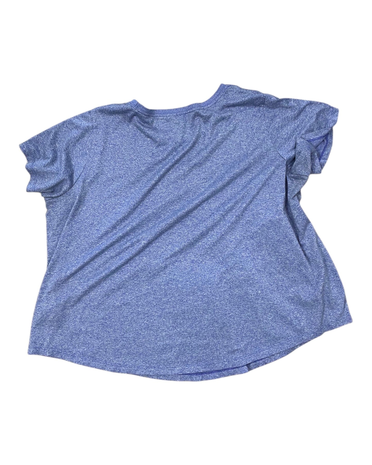 Athletic Top Ss By Nike In Blue, Size:3X