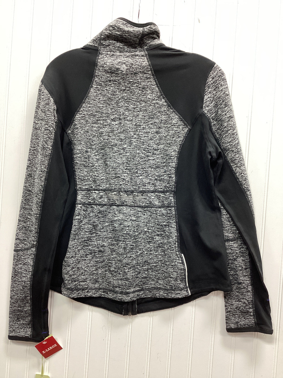 Athletic Jacket By Tangerine In Grey, Size:Xl