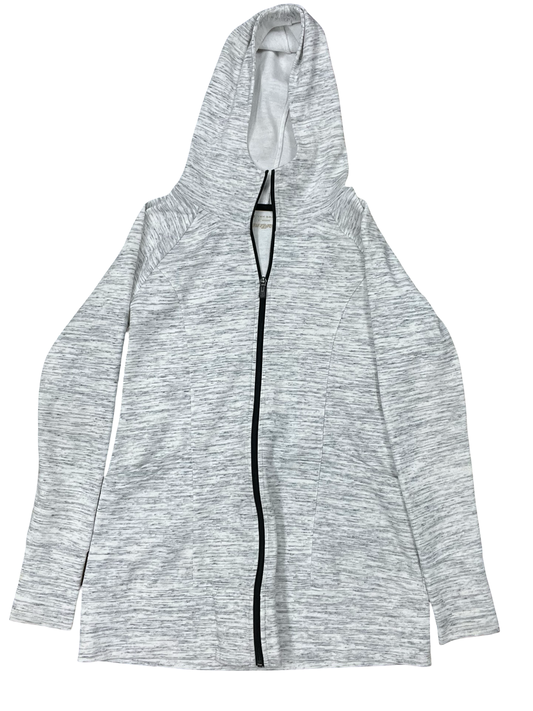 Jacket Other By Tek Gear In Grey & White, Size:S