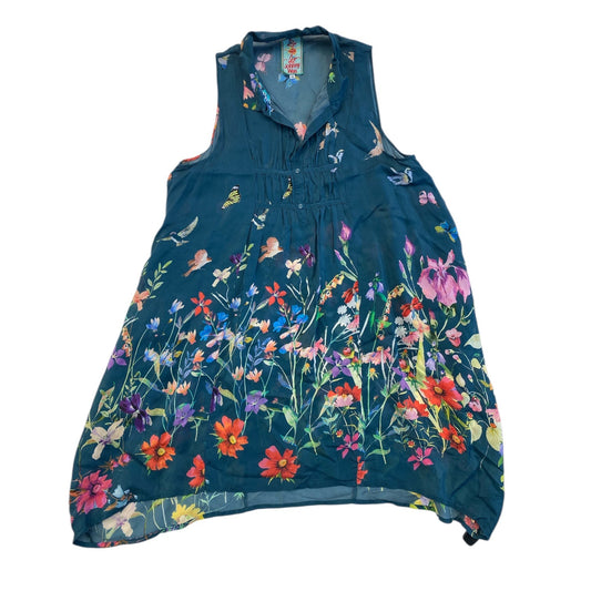 Dress Designer By Johnny Was In Floral Print, Size:M