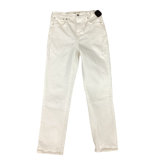Jeans Straight By Madewell In White, Size:4