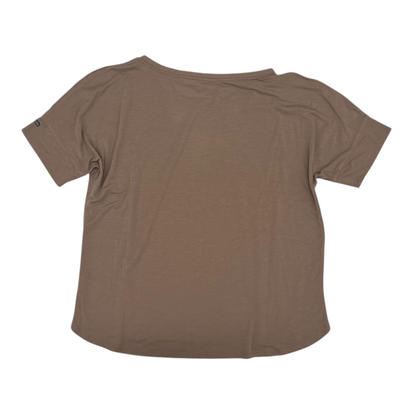 Athletic Top Ss By Columbia In Brown, Size:Xl