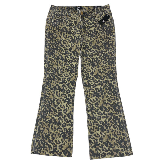 Jeans Flared By Kut In Animal Print, Size:8