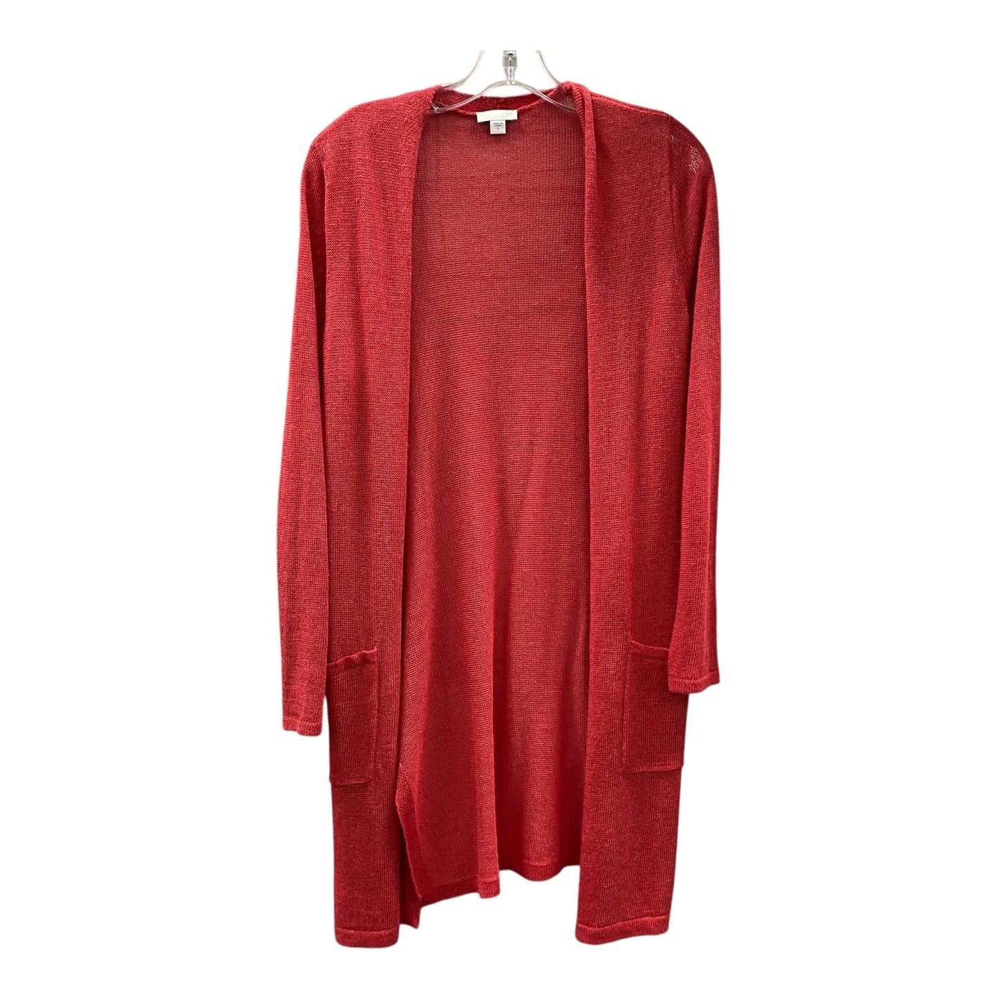 Cardigan By J. Jill In Red, Size:S