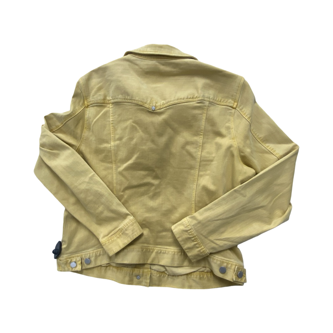 Jacket Denim By Liverpool In Yellow, Size:Xl