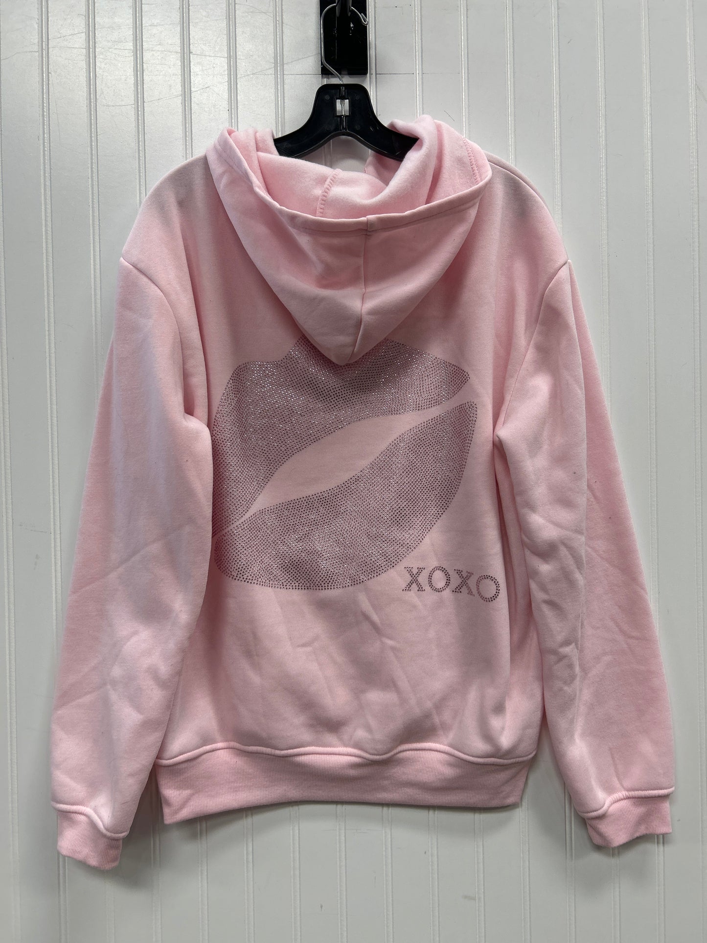 Sweatshirt Hoodie By Forever 21 In Pink, Size:M