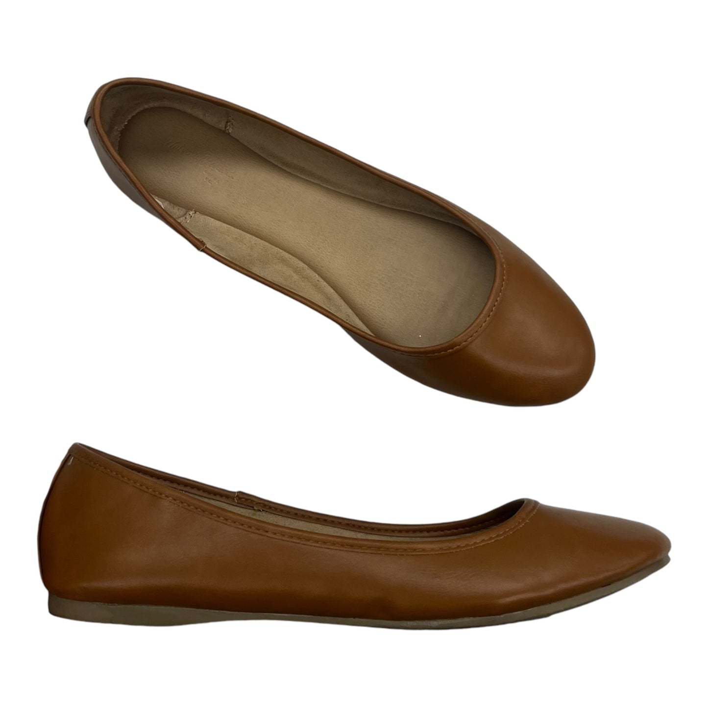 Shoes Flats By Universal Thread In Tan, Size:9