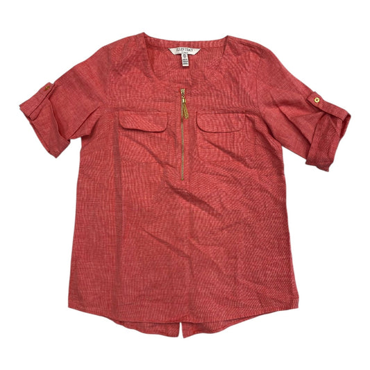 Top Ss By Ellen Tracy In Red, Size:S