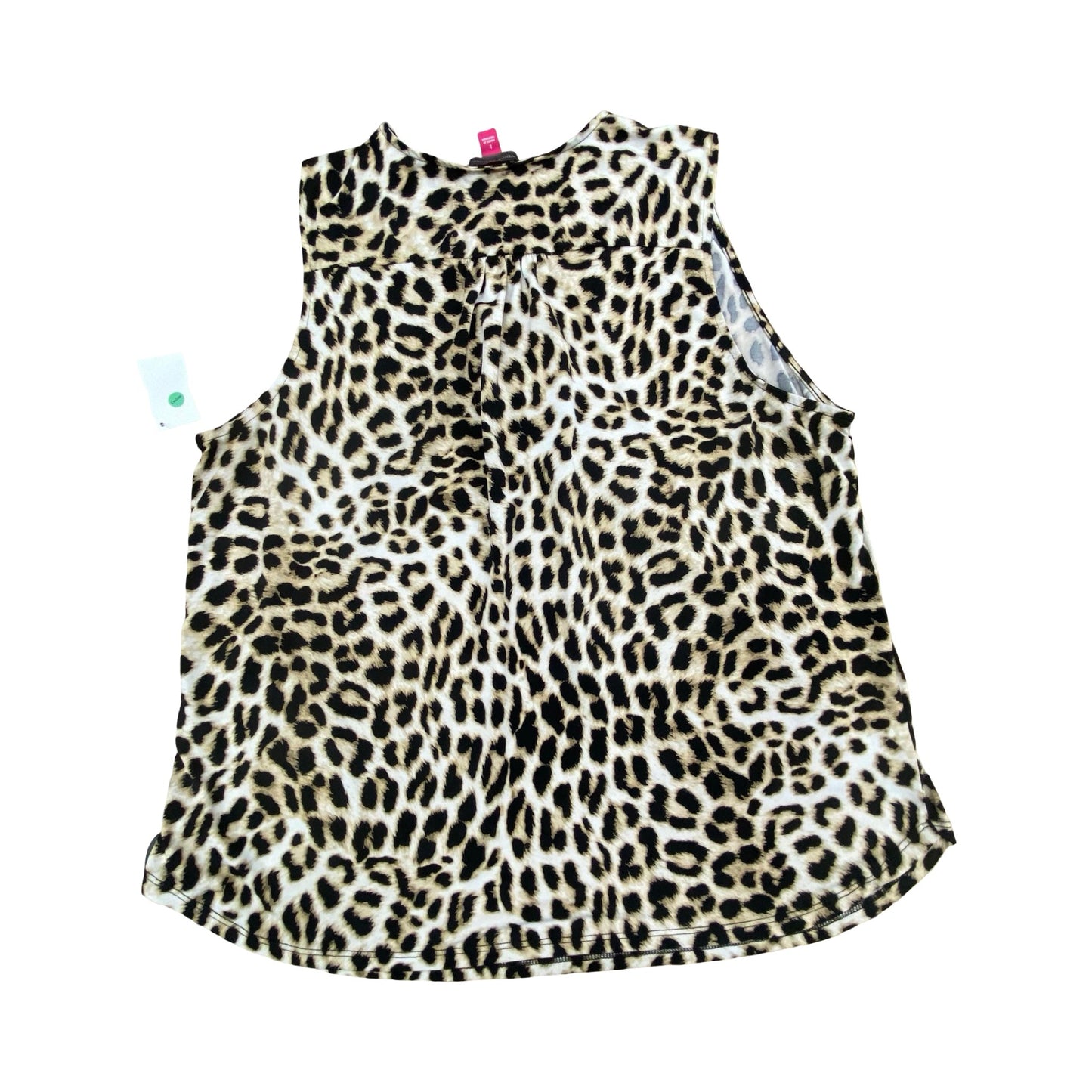 Top Sleeveless By Vince Camuto In Animal Print, Size:L