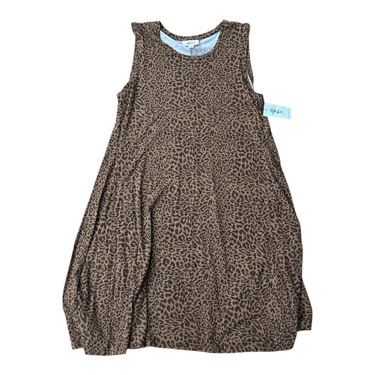 Dress Casual Midi By Style And Company In Animal Print, Size:L