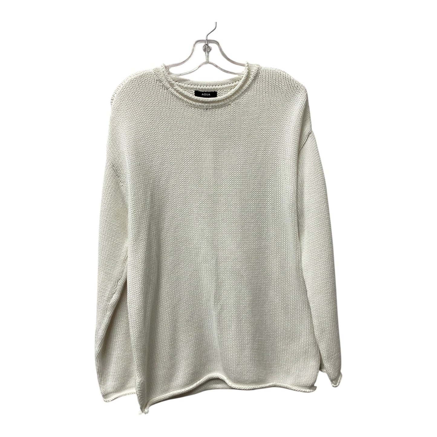 Sweater By Aqua In White, Size:S