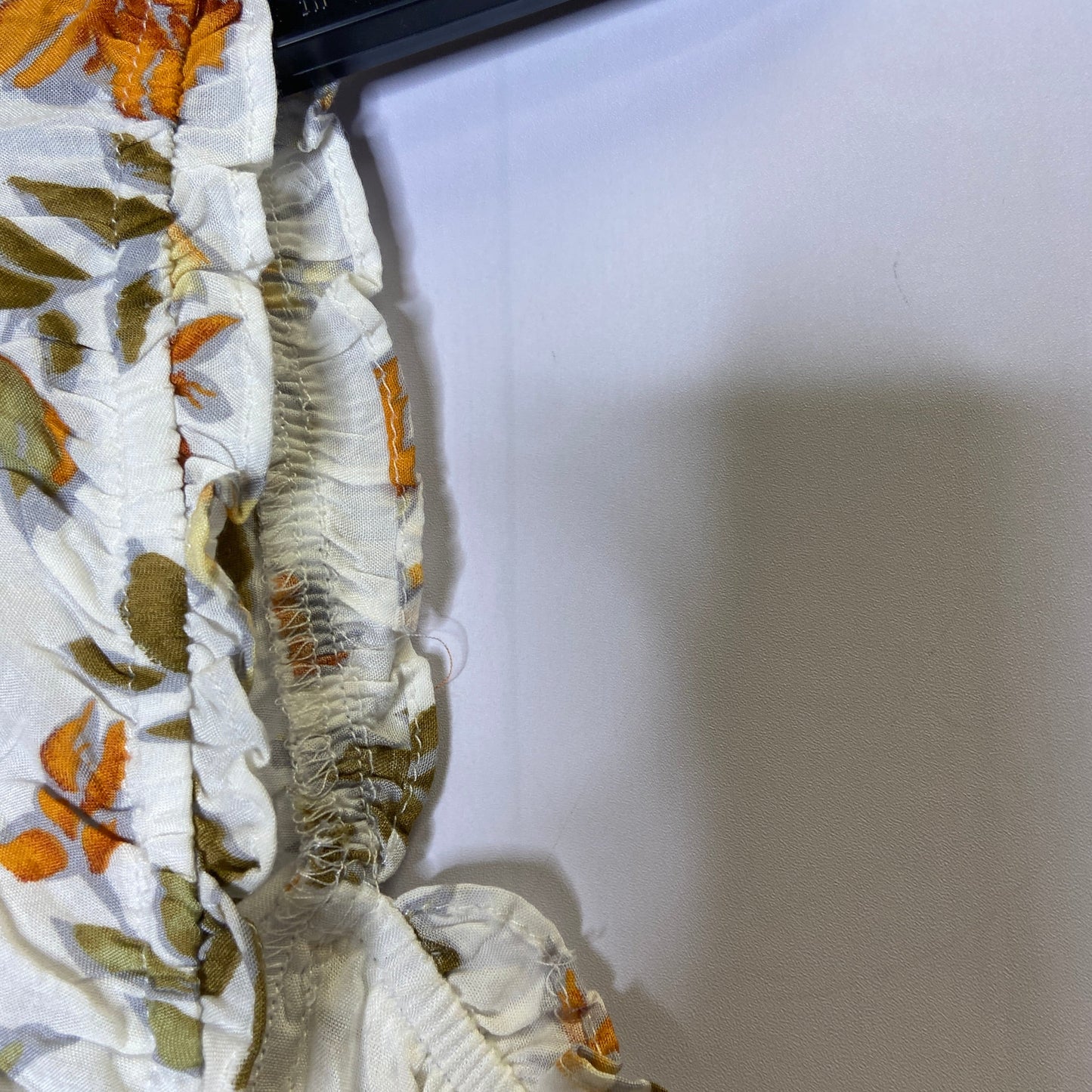 Dress Casual Midi By Hello Molly In Cream & Orange, Size: 6