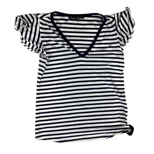 Top Sleeveless By White House Black Market In Blue & White, Size:Xs