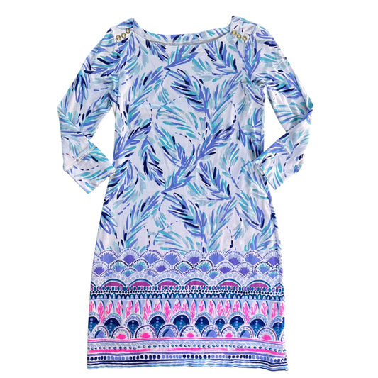 Dress Designer By Lilly Pulitzer In Blue & White, Size: Xs